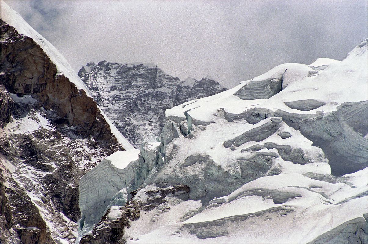 19 Khumbu Icefall With Lhotse behind From Everest Base Camp
